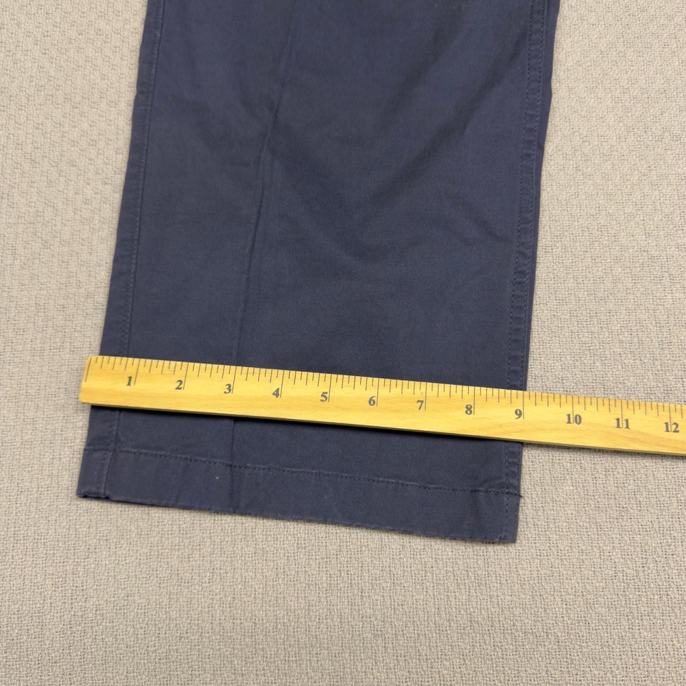 Duluth Trading Pants Mens 40x30 Navy Blue Canvas Chino Minimalist Workwear - Picture 8 of 9